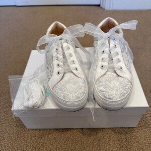 Betsey Johnson Theaa Ivory Sneakers